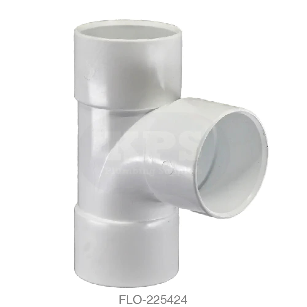 WS23 Tee 40mm ABS White Waste Solvent
