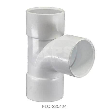 WS23 Tee 40mm ABS White Waste Solvent