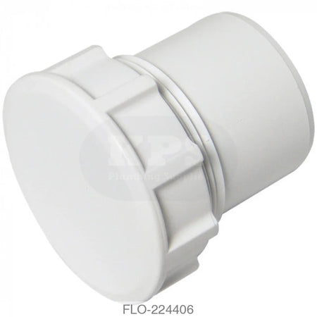 WS30 Access Plug 32mm ABS White Waste Solvent