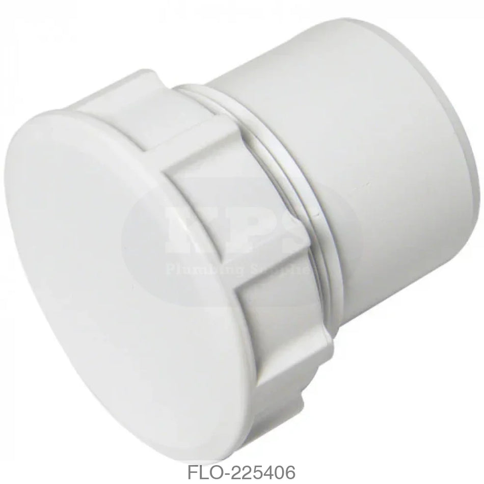 WS31 Access Plug 40mm ABS White Waste Solvent