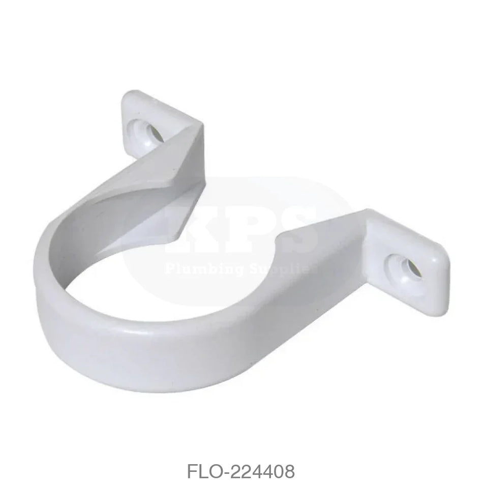 WS34 Pipe Clip 32mm Abs White Waste Solvent