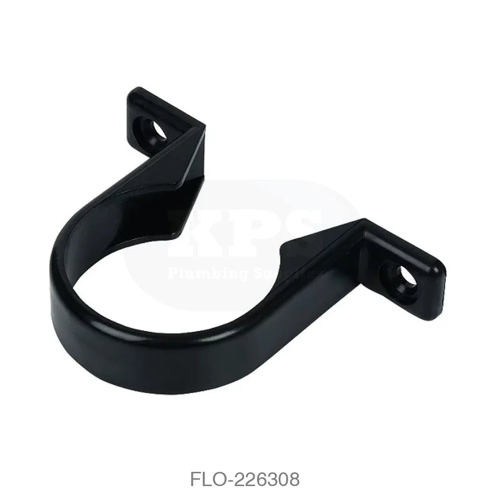 WS36 Pipe Clip 50mm ABS Black Waste Solvent