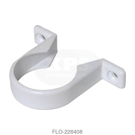 WS36 Pipe Clip 50mm ABS White Waste Solvent